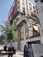 بازدید اعضای هیأت علمی دانشگاه فرهنگیان از اماکن آسیب دیده از جنایات رژیم صهیونیستی در تهران
 4