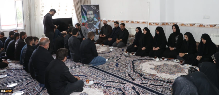 دیدار هیئت رئیسه دانشگاه فرهنگیان آذربایجان شرقی با خانواده معظم و معزز شهید قربانعلی ناموری در شهرستان بستان آباد 3