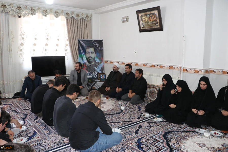 دیدار هیئت رئیسه دانشگاه فرهنگیان آذربایجان شرقی با خانواده معظم و معزز شهید قربانعلی ناموری در شهرستان بستان آباد 7
