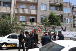 دیدار هیئت رئیسه دانشگاه فرهنگیان آذربایجان شرقی با خانواده معظم و معزز شهید قربانعلی ناموری در شهرستان بستان آباد 9