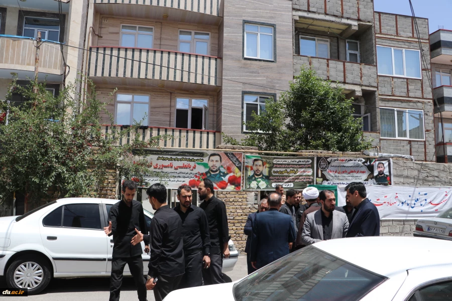 دیدار هیئت رئیسه دانشگاه فرهنگیان آذربایجان شرقی با خانواده معظم و معزز شهید قربانعلی ناموری در شهرستان بستان آباد 9