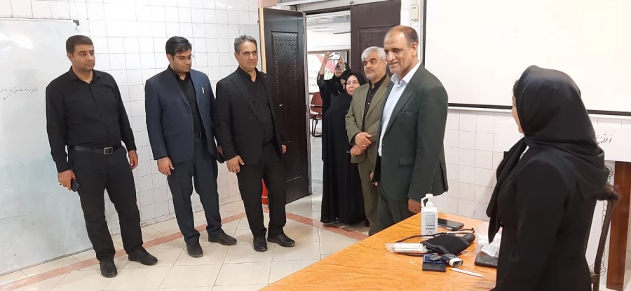 بازدید مدیرکل آموزش و پرورش سیستان و بلوچستان از فرایند ارزیابی تخصصی داوطلبان ورودی دانشگاه فرهنگیان استان 8