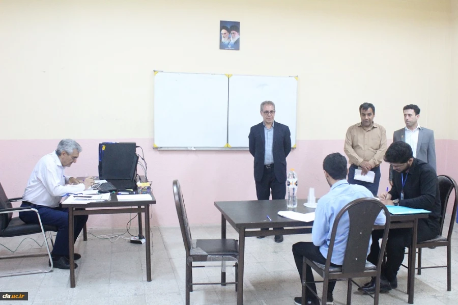 بازدید مدیر منابع انسانی و امور اداری اداره کل آموزش و پرورش استان بوشهر از حوزه های ارزیابی تکمیلی داوطلبان بدو ورود به دانشگاه فرهنگیان 2