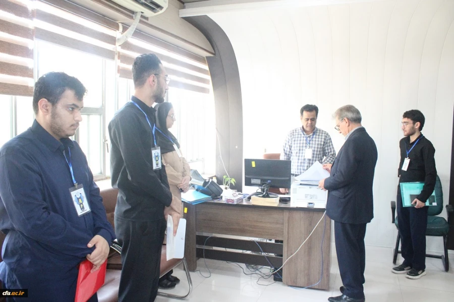 بازدید مدیر منابع انسانی و امور اداری اداره کل آموزش و پرورش استان بوشهر از حوزه های ارزیابی تکمیلی داوطلبان بدو ورود به دانشگاه فرهنگیان 6
