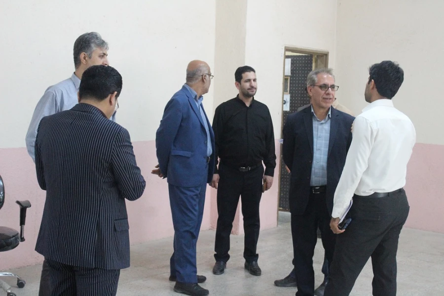 بازدید مدیر منابع انسانی و امور اداری اداره کل آموزش و پرورش استان بوشهر از حوزه های ارزیابی تکمیلی داوطلبان بدو ورود به دانشگاه فرهنگیان 7