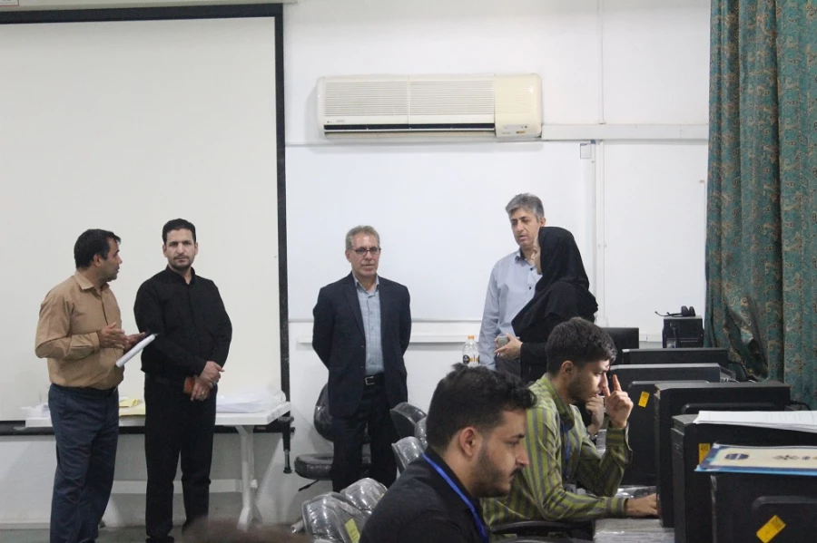 بازدید مدیر منابع انسانی و امور اداری اداره کل آموزش و پرورش استان بوشهر از حوزه های ارزیابی تکمیلی داوطلبان بدو ورود به دانشگاه فرهنگیان 9