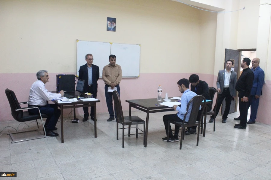 بازدید مدیر منابع انسانی و امور اداری اداره کل آموزش و پرورش استان بوشهر از حوزه های ارزیابی تکمیلی داوطلبان بدو ورود به دانشگاه فرهنگیان 11
