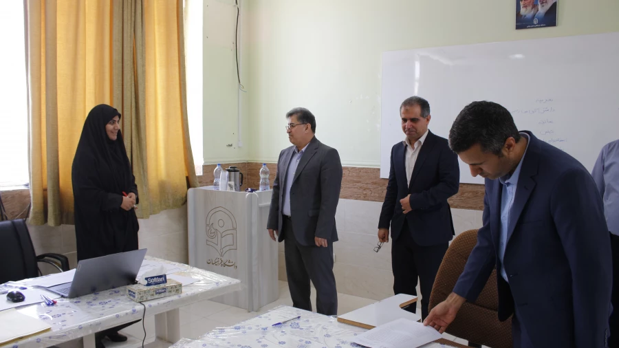 بازدید مدیرکل آموزش و پرورش استان بوشهر از حوزه های ارزیابی تکمیلی دانشگاه فرهنگیان  8