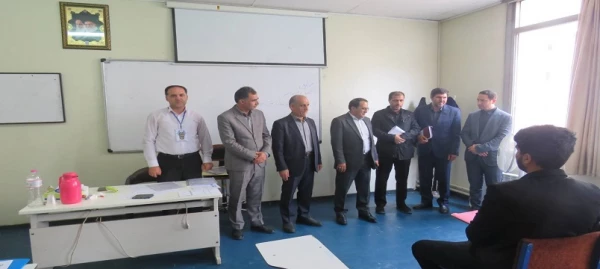 بازدید مدیرکل آموزش و پرورش استان اردبیل و هیات همراه وی از روند برگزاری ارزیابی تکمیلی داوطلبان ورود به دانشگاه فرهنگیان سال 1404