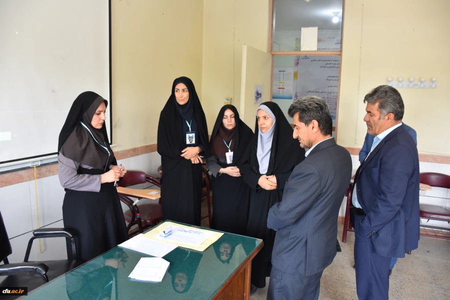 بازدید معاون استاندار از حوزه ارزیابی داوطلبان ورود به دانشگاه فرهنگیان دانشگاه استان چهارمحال و بختیاری 2