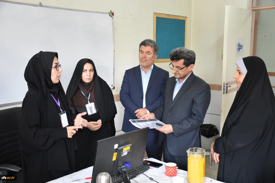 بازدید معاون استاندار از حوزه ارزیابی داوطلبان ورود به دانشگاه فرهنگیان دانشگاه استان چهارمحال و بختیاری 8