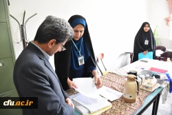 بازدید معاون استاندار از حوزه ارزیابی داوطلبان ورود به دانشگاه فرهنگیان دانشگاه استان چهارمحال و بختیاری 4
