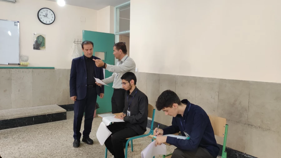 بازدید رئیس دبیرخانه هیات ممیز دانشگاه از فرایند برگزاری ارزیابی تکمیلی داوطلبان ورود به دانشگاه فرهنگیان 2