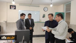 بازدید رئیس دبیرخانه هیات ممیز دانشگاه از فرایند برگزاری ارزیابی تکمیلی داوطلبان ورود به دانشگاه فرهنگیان 3