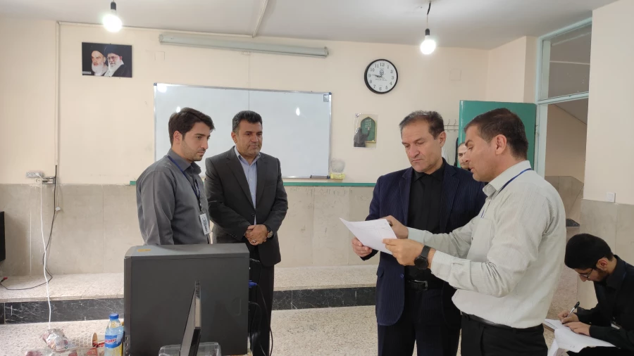 بازدید رئیس دبیرخانه هیات ممیز دانشگاه از فرایند برگزاری ارزیابی تکمیلی داوطلبان ورود به دانشگاه فرهنگیان 3