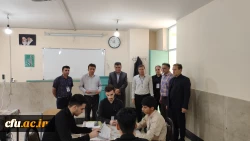 بازدید رئیس دبیرخانه هیات ممیز دانشگاه از فرایند برگزاری ارزیابی تکمیلی داوطلبان ورود به دانشگاه فرهنگیان 5