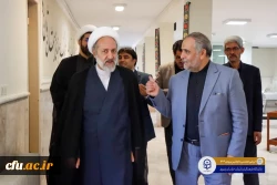 بازدید  حجت الاسلام علی تقوی مسئول نهاد نمایندگی مقام معظم رهبری  در دانشگاه فرهنگیان از حوزه ارزیابی خراسان رضوی 4