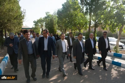 بازدید معاون برنامه ریزی و توسعه منابع دانشگاه فرهنگیان و مسئولین سازمان برنامه و بودجه کشور از پردیس های استان مرکزی 