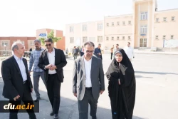 بازدید معاون برنامه ریزی و توسعه منابع دانشگاه فرهنگیان و مسئولین سازمان برنامه و بودجه کشور از پردیس های استان مرکزی  5