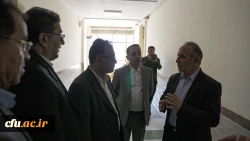 بازدید معاون برنامه ریزی و توسعه منابع دانشگاه فرهنگیان و مسئولین سازمان برنامه و بودجه کشور از پردیس های استان مرکزی  6