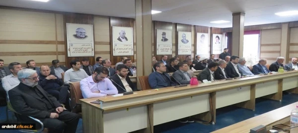 آیین تکریم و معارفه سرپرست مدیریت امور پردیس های دانشگاه فرهنگیان اردبیل