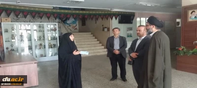 بازدید معاون پژوهش و فناوری دانشگاه فرهنگیان از پردیس بنت الهدی صدر اردبیل