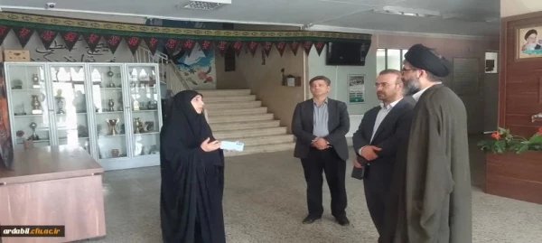 بازدید معاون پژوهش و فناوری دانشگاه فرهنگیان از پردیس بنت الهدی صدر اردبیل