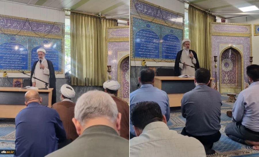 رئيس مكتب ممثلية المرشد الأعلى في جامعة فرهنجيان:
التوسل، التوكل والإيمان هي عوامل تفوق إيران. 2