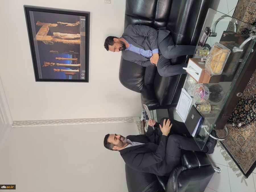 دکتر احمد رمضانی و دکتر موسوی زاده بنیاد سعدی 2