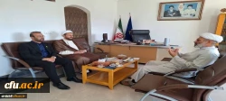 دیدار سرپرست و مسئول نهاد دانشگاه فرهنگیان اردبیل با فرمانده و مسئول دفتر نمایندگی ولی فقیه در سپاه استان
