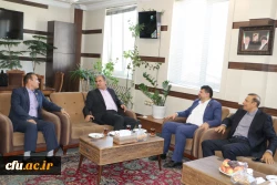 دیدار معاون امور دانشجویی دانشگاه فرهنگیان کشور و رئیس دانشگاه فرهنگیان آذربایجان شرقی با مدیرکل آموزش و پرورش استان آذربایجان شرقی  2