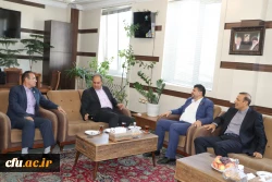 دیدار معاون امور دانشجویی دانشگاه فرهنگیان کشور و رئیس دانشگاه فرهنگیان آذربایجان شرقی با مدیرکل آموزش و پرورش استان آذربایجان شرقی  3