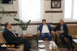 دیدار معاون امور دانشجویی دانشگاه فرهنگیان کشور و رئیس دانشگاه فرهنگیان آذربایجان شرقی با مدیرکل آموزش و پرورش استان آذربایجان شرقی  6