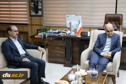 دیدار معاونت آموزشی و تحصیلات تکمیلی دانشگاه فرهنگیان کشور و هیات همراه با دکتر حق شناس استاندار گیل 4