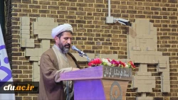 سخنان مسئول دفتر نهاد نمایندگی مقام معظم رهبری در دانشگاه فرهنگیان استان کرمان 2
