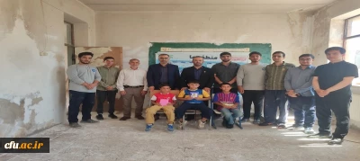 دانشجومعلمان دانشگاه فرهنگیان اردبیل در خدمت رسانی جهادی به روستاهای محروم نیر