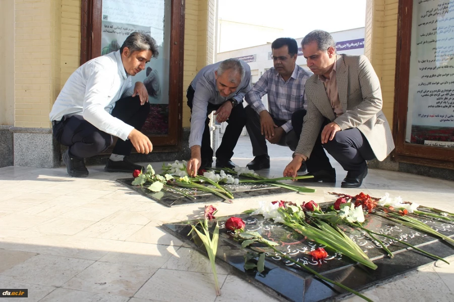 به مناسبت آغاز هفته دفاع مقدس؛
برگزاری آئین تجدید میثاق دانشگاهیان دانشگاه فرهنگیان استان بوشهر با شهدا 2