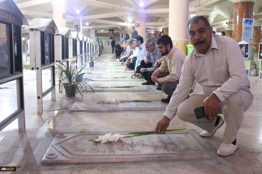 به مناسبت آغاز هفته دفاع مقدس؛
برگزاری آئین تجدید میثاق دانشگاهیان دانشگاه فرهنگیان استان بوشهر با شهدا 6