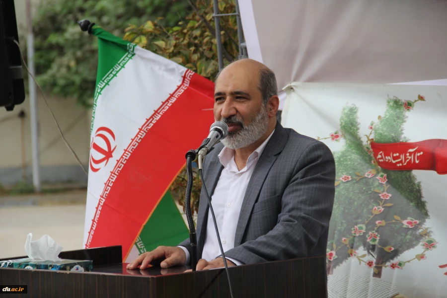 آیین کلنگ زنی احداث یادمان شهید گمنام به میزبانی دانشگاه فرهنگیان هرمزگان 11