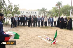 آیین کلنگ زنی احداث یادمان شهید گمنام به میزبانی دانشگاه فرهنگیان هرمزگان 16