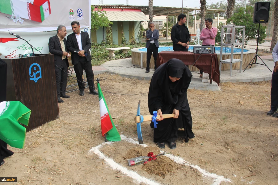 آیین کلنگ زنی احداث یادمان شهید گمنام به میزبانی دانشگاه فرهنگیان هرمزگان 50