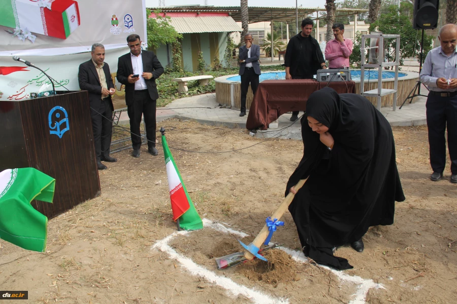 آیین کلنگ زنی احداث یادمان شهید گمنام به میزبانی دانشگاه فرهنگیان هرمزگان 51