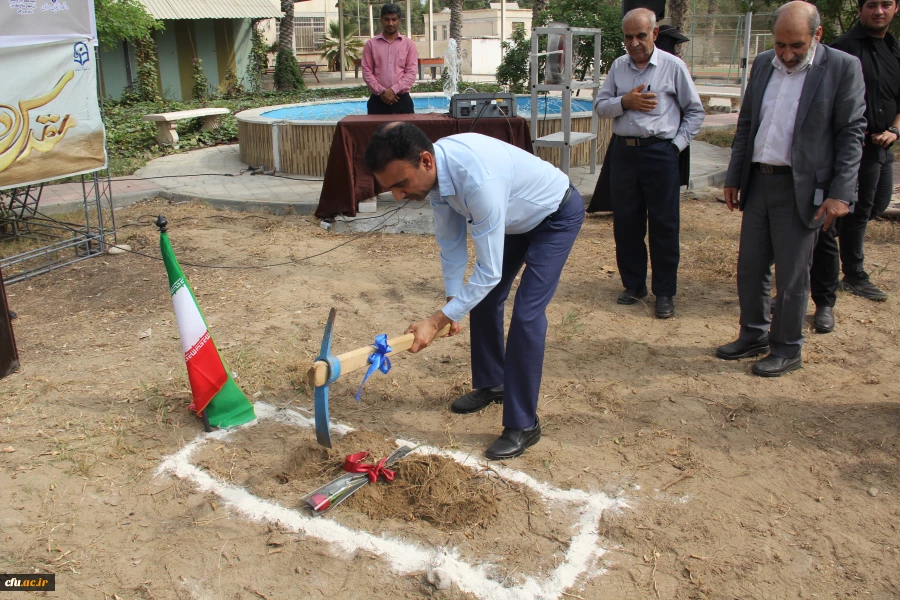 آیین کلنگ زنی احداث یادمان شهید گمنام به میزبانی دانشگاه فرهنگیان هرمزگان 53