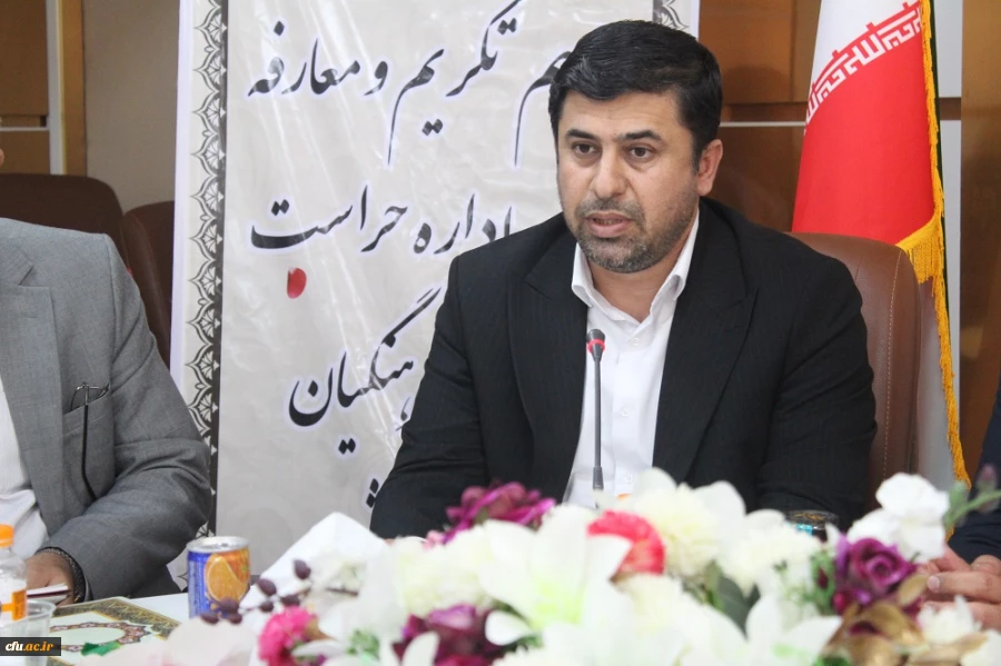 با حضور معاون اداره کل حراست دانشگاه فرهنگیان؛
سرپرست اداره حراست دانشگاه فرهنگیان استان بوشهر معارفه شد 2