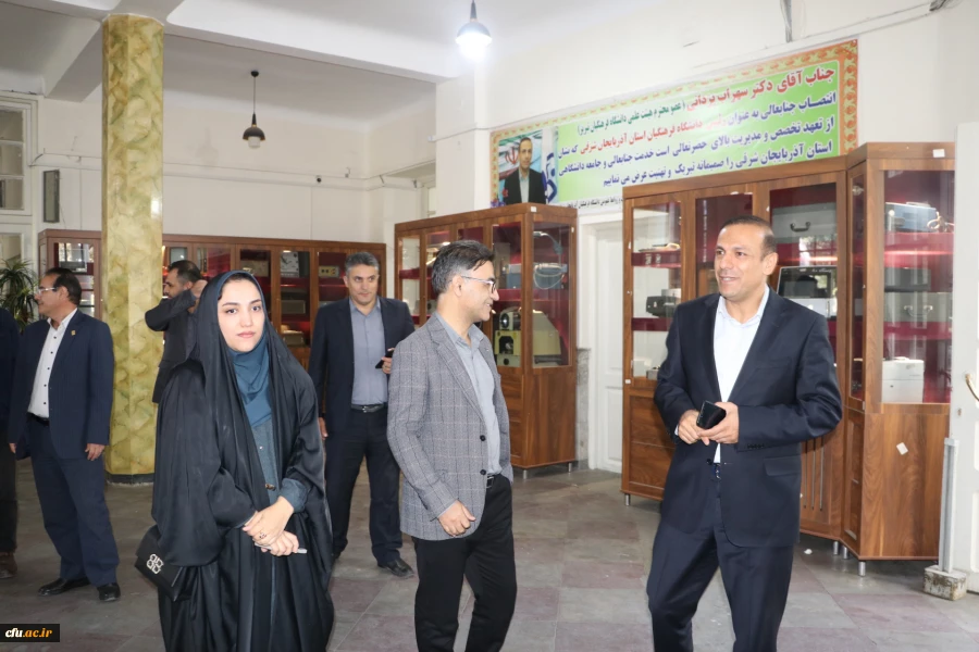 بازدید کارگروه عمران سازمان مرکزی از دانشگاه فرهنگیان آذربایجان شرقی  2
