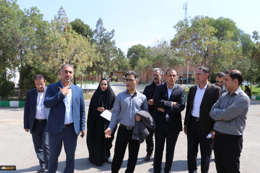 بازدید کارگروه عمران سازمان مرکزی از دانشگاه فرهنگیان آذربایجان شرقی  4