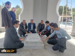 تجدید میثاق خانواده دانشگاه فرهنگیان آذربایجانشرقی با آرمانهای شهداوامام شهیدان درهفته دفاع مقدس  2