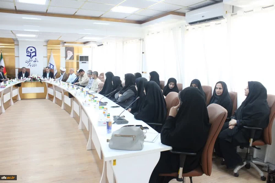 با حضور معاون اداره کل حراست دانشگاه فرهنگیان؛
سرپرست اداره حراست دانشگاه فرهنگیان استان بوشهر معارفه شد 2