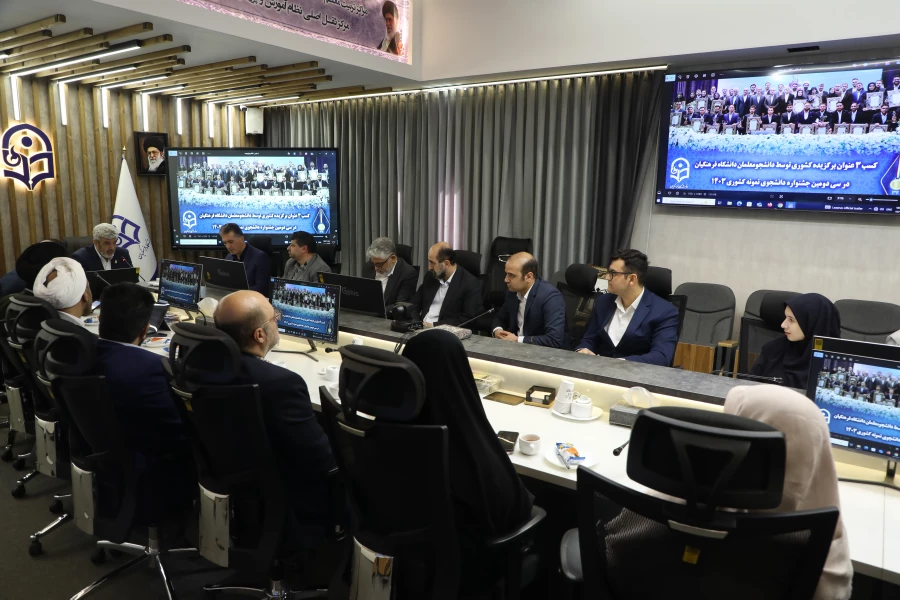 قدردانی دانشگاه فرهنگیان از سه دانشجومعلم برتر جشنواره دانشجوی نمونه کشوری 6