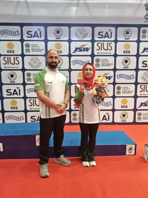 فاطمه شکاری دانشجومعلم اصفهانی، برنز جهانی تیراندازی جوانان را برای ایران و دانشگاه فرهنگیان به ارمغان آورد 2